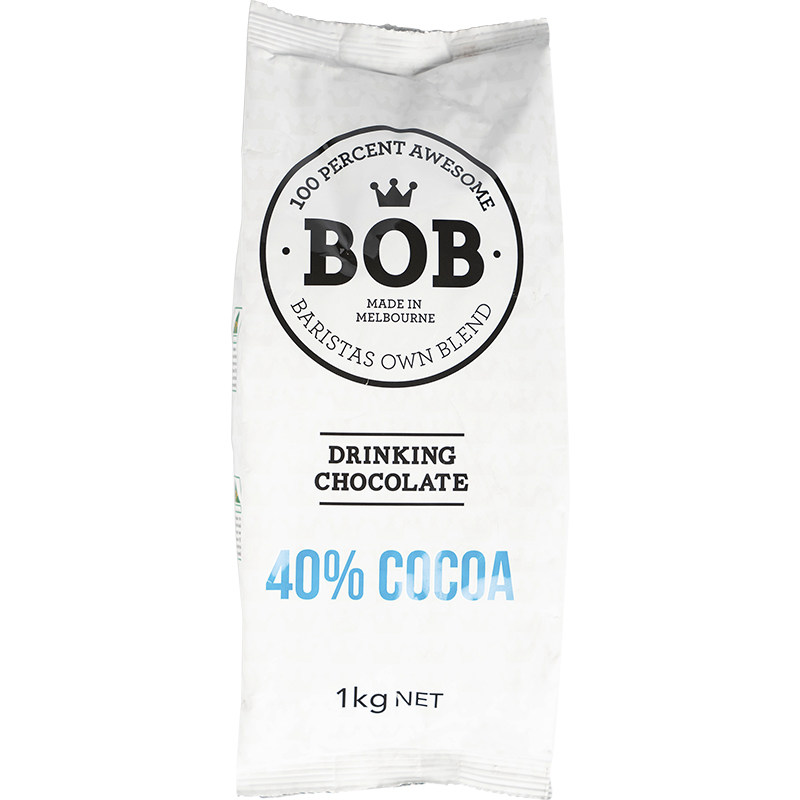 澳洲进口BOB巧克力粉 40%可可粉热可可牛奶咖啡拿铁1kgFIFO挤酱瓶
