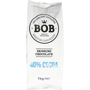 澳洲进口BOB巧克力粉 40%可可粉热可可牛奶咖啡拿铁1kgFIFO挤酱瓶