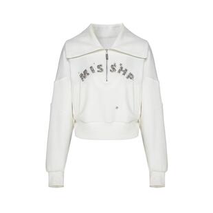 【商场同款】HPLY荷比俪冬季钉钻春季潮流运动风宽松卫衣女