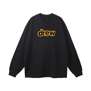SENIOR DREW长袖t恤男女春秋纯棉体恤美式打底FOG嘻哈贾斯丁比伯