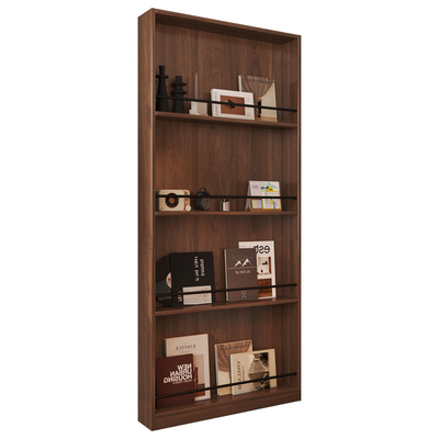 暧逸中古风实木边柜杂志报刊架