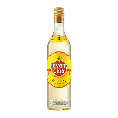 【哈瓦那】哈瓦纳俱乐部3年白朗姆酒700ml鸡尾酒
