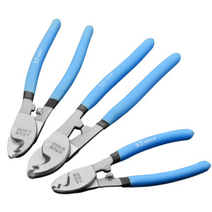 电缆剪刀工具剪线钳电线剪刀钳剥线钳断线钳电工钳6寸8寸10寸电动