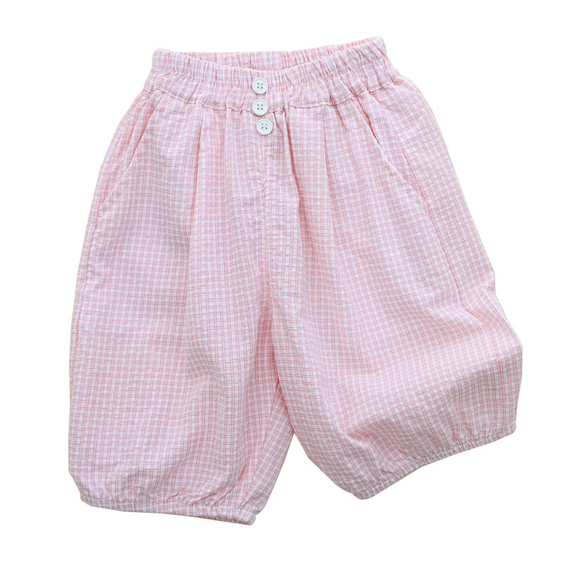 纯棉超软宽松女宝宝裤子夏季