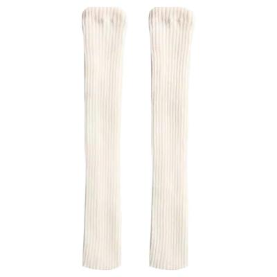 加厚针织jk袜套子女白色小