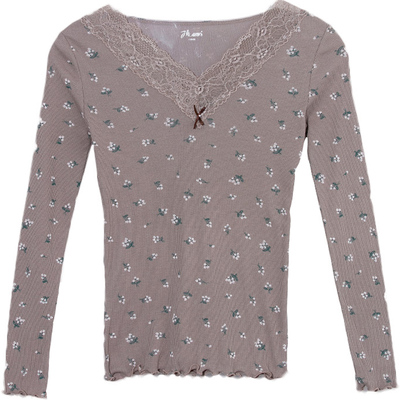 顶呱呱全棉女士薄款内衣秋衣秋裤