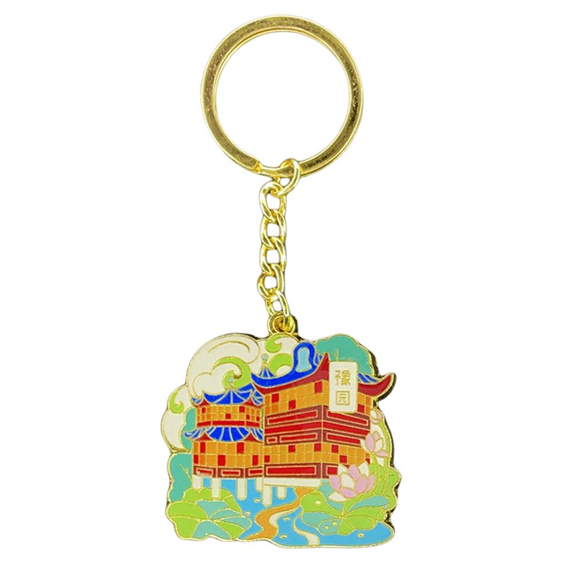 北京上海旅游纪念品金属钥匙扣件