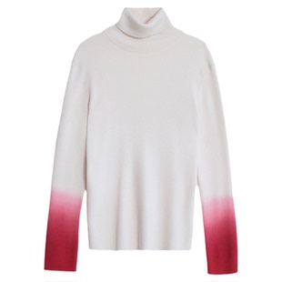 ltyp旅途原品【限量四折】巴素兰羊毛渐变吊染高领毛衣/针织半裙