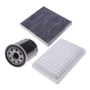 适配丰田卡罗拉雷凌花冠汽车三滤套装空气滤芯机油格空调滤清保养