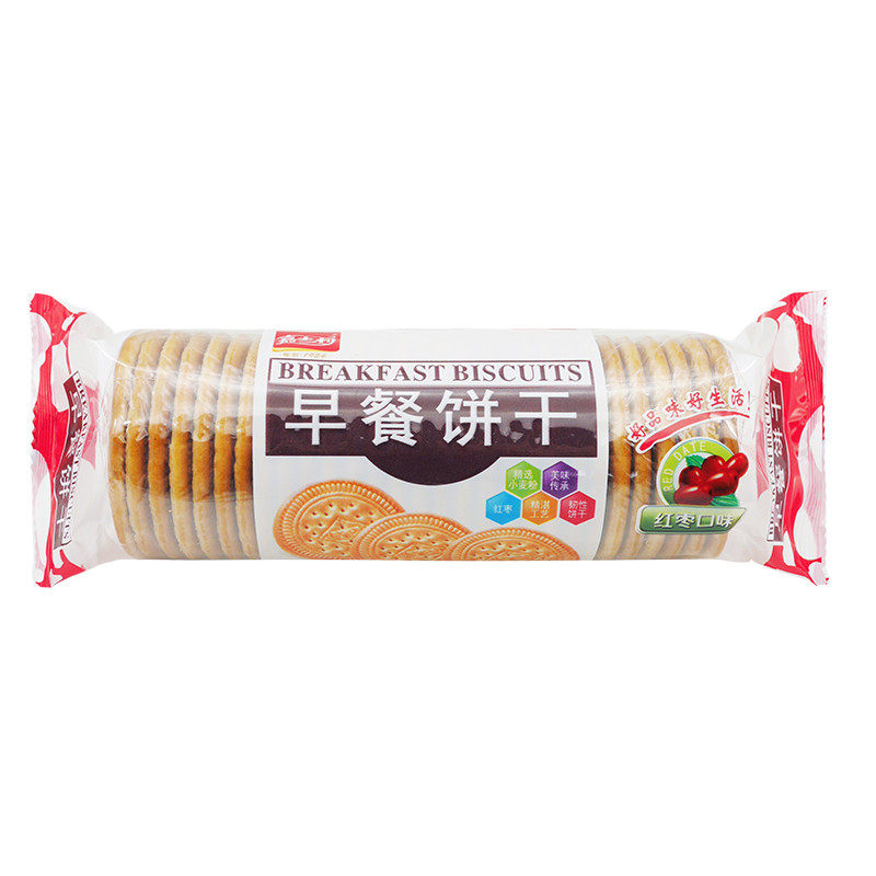 嘉士利早餐饼干167g*6袋原味老式