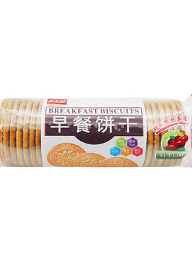 嘉士利早餐饼干167g*6袋原味老式