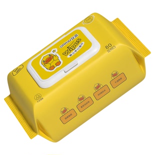 安柔婴儿湿巾加厚纸柔软新生宝宝幼儿手口清洁专用特价家庭实惠