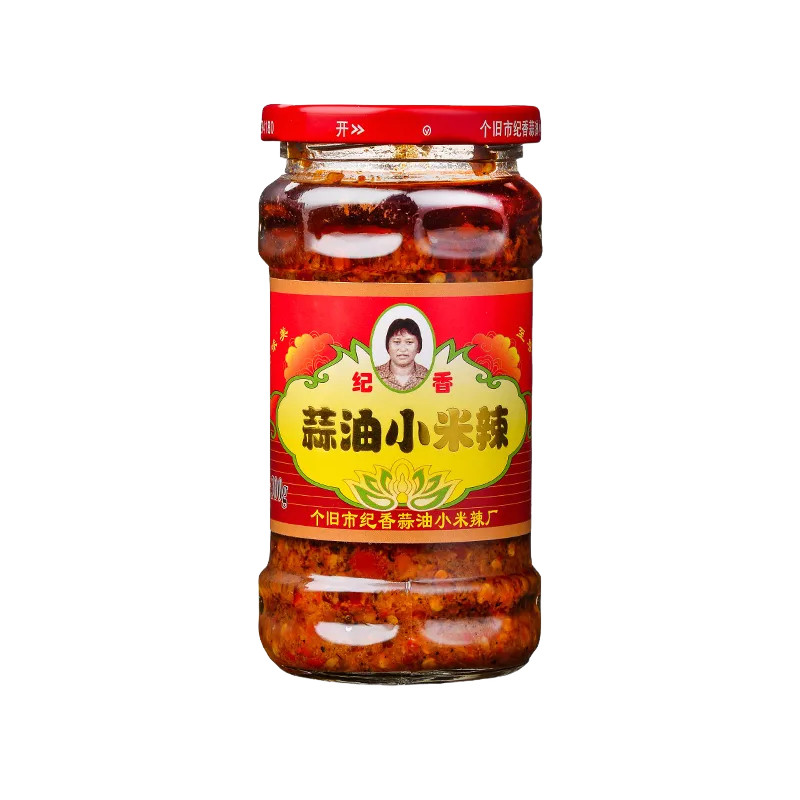纪香220g蒜蓉剁椒拌面小米辣