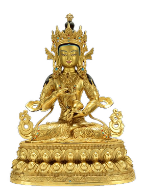全鎏金室内家用金刚萨埵摆件