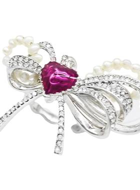 SAHI甜酷蝴蝶结开口戒