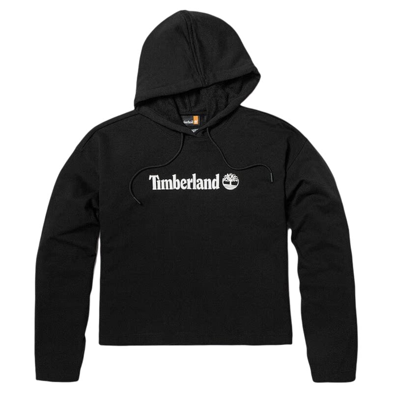 Timberland添柏岚女装户外毛圈里宽松舒适休闲短款连帽卫衣A6AZ2