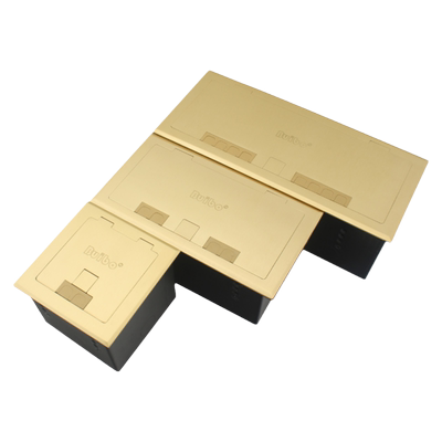 瑞博开启可放86面板插座底盒地插