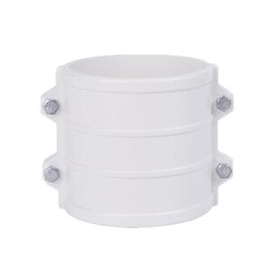 110pvc排水管配件抱箍式直接快速接头抢修补漏片三通50 75哈夫节