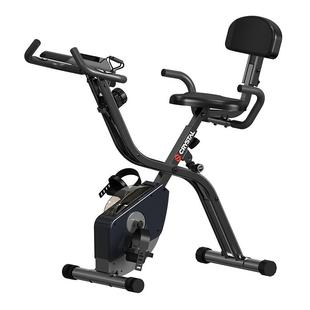 水晶运动健身车家用有氧减肥磁控折叠脚踏车动感单车官方健身器材