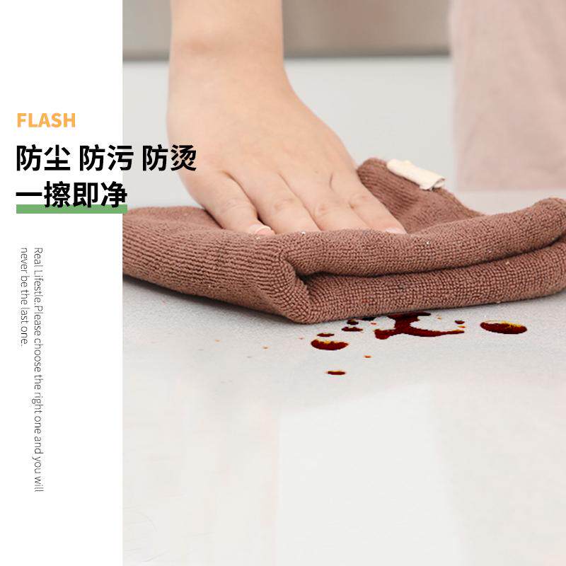 中田水晶板桌布软玻璃桌垫磨砂透明PVC茶几垫防水加厚隔热餐桌垫