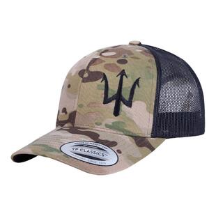 FLEXFIT帽子男 海豹突击队同款三叉戟迷彩帽夏季网眼帽棒球帽定制