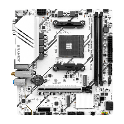 精粤B550M PLUS WIFI主板AM4电脑ddr4游戏cpu套装r5 5500 5600 GT