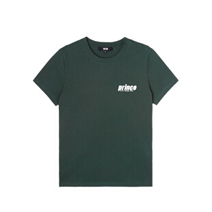 R2W美式酒红sporty网球风运动女t恤墨绿色纯棉复古字母短袖上衣夏