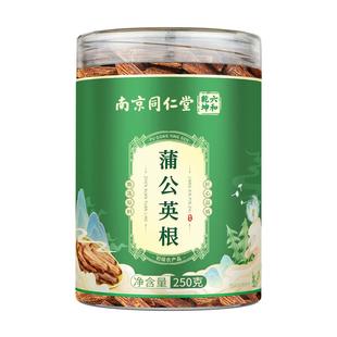 南京同仁堂蒲公英根茶官方旗舰店正品长白山新鲜蒲公根切片泡茶水