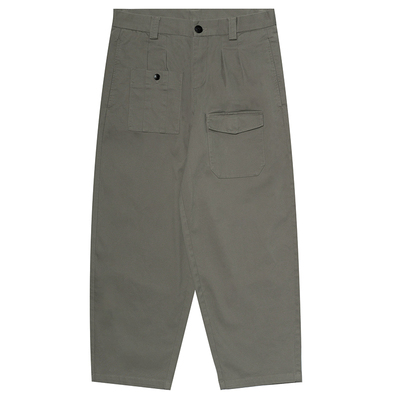 锥形日系休闲修身原创九分工装裤