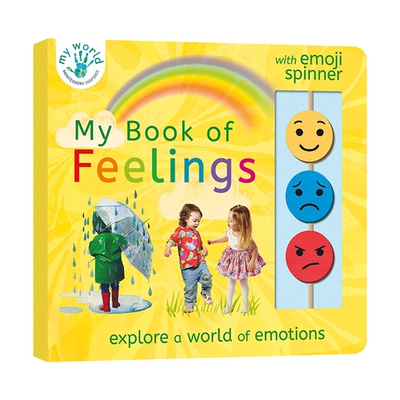 英文原版 My Book of Feelings 我的情感之书 纸板书 英文版 进口英语原版书籍儿童外文书