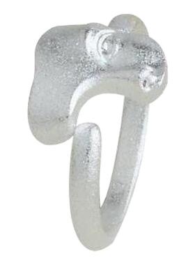 百搭素圈假面戒指个性小众活动开口饰品烧白磨砂手饰指环女