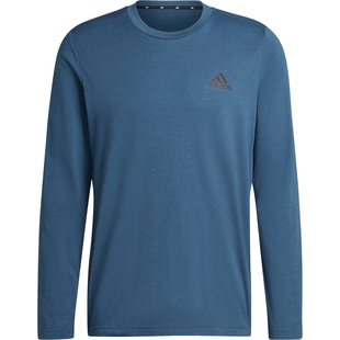 Adidas/阿迪达斯正品秋季新款男士圆领运动健身长袖T恤HM4785