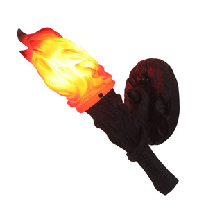 复古工业风火炬手火把壁灯走廊过道西餐厅别墅酒吧密室逃脱墙壁灯