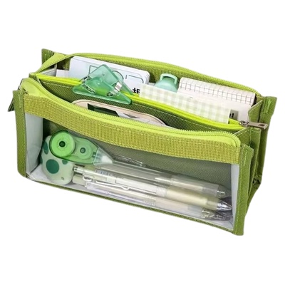 透明笔袋小学生大容量简约文具盒
