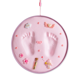 新生宝宝手足印泥手足脚印手印泥百天纪念品儿童满月手模礼物