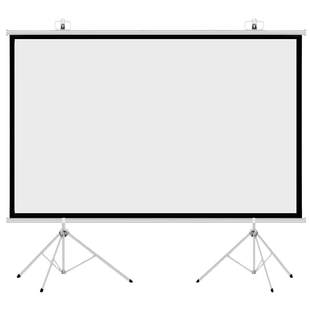 可移动支架幕布100寸120寸150寸180寸200寸投影幕布支架式投影仪幕布支架落地投影布幕布家用轻便式投影屏幕