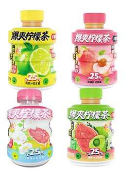 初饮爆爽柠檬茶300g小瓶装