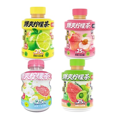 初饮爆爽柠檬茶300g小瓶装