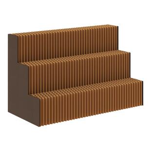 十八纸展示架装饰展台中岛展示柜流水台展会多层展架可折叠陈列柜