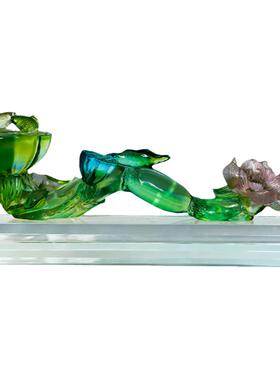 和谐琉璃圆满结婚礼品定制刻字