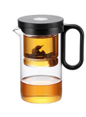 邦田飘逸杯泡茶壶全玻璃内胆