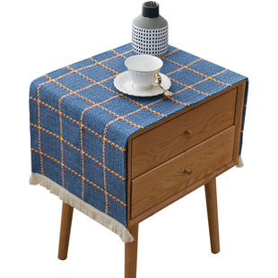 高级感卧室床头柜盖布轻奢高档音响床头柜防尘罩盖巾垫布2026新款