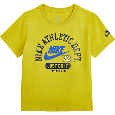 Nike/耐克正品2025夏季款小童落肩运动透气短袖IO6124-726