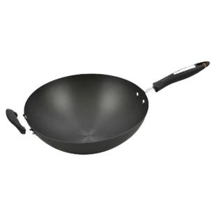 好嫂子富硒康硬质氧化炒锅家用不生锈圆底超轻便煤气灶专用炒菜锅