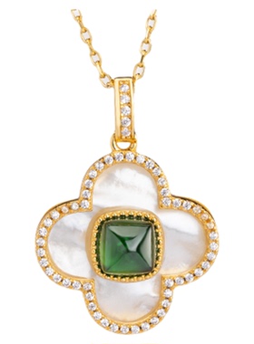 茉奢柿柿迎福吊坠高级感轻奢送礼小众项链新中式气质简约时尚吊坠