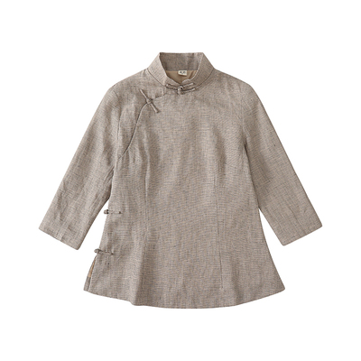 龙妙旗袍上衣时尚改良斜襟盘扣