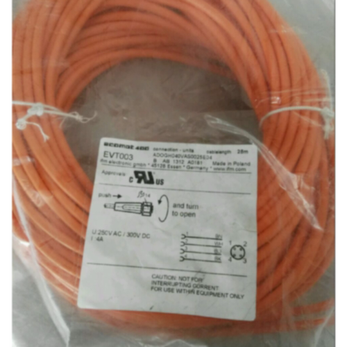 议价EVC003 EVC04A 德国易福门IFM带插座连接电缆 全新原装正品