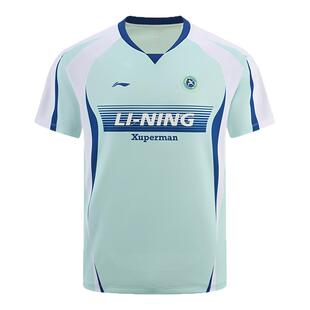 Xuperman联名比赛服上衣透气撞色运动短袖男女同款冰感速干T恤