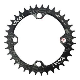 正负齿盘片牙盘山地车单盘104BCD圆盘椭圆盘32T/34T/38齿单速大盘