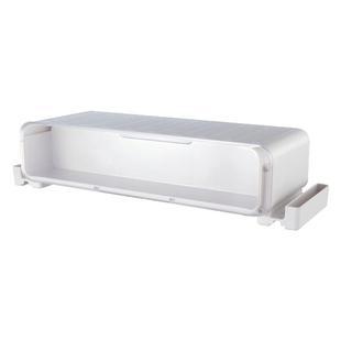 电脑显示器增高架多功能办公室桌面置物架透明盲盒手办收纳盒